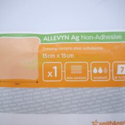 Аллевін Аг Неадгезив | Аллевін Classic Ag Non Adhesive 15 x 15 см - пов'язка з сріблом, неадгезивна - Зображення 5