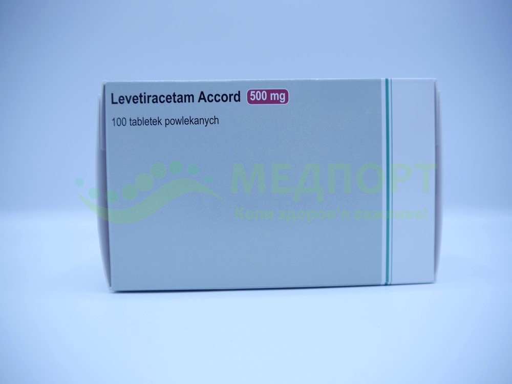 Леветирацетам 500 мг, №100,  в  и е - Медпорт
