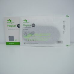 Пов'язки для загоєння ран та травм Мепілекс Аг | Mepilex Ag 10 x 21 см - сорбційна з сріблом