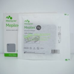 Пов'язки для загоєння ран та травм Мепілекс Аг | Mepilex Ag 12,5 x 12,5 см - сорбційна з сріблом