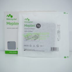 Мепілекс Аг | Mepilex Ag 12,5 x 12,5 см - сорбційна пов'язка з сріблом
